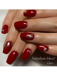 雪の結晶ネイル