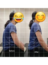 ナオル整体 西川口院(NAORU整体)/お客様のbefore/after　座位