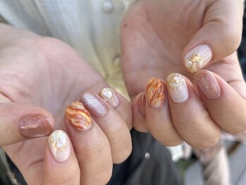 ネイルアルケー(Nail ARCHE)/オレンジニュアンス