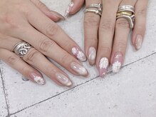 ネイル ビューティーマジック 葛西本店/フラワーデザインネイル