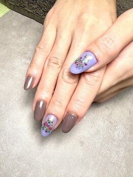 ラキネイル(LAKI Nail)/ブーケネイル