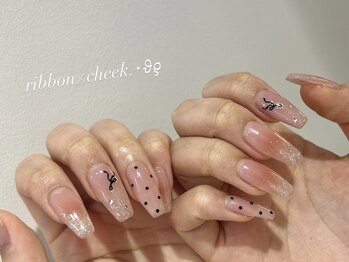 ランドネイル 天神(LANDNAIL)/ribbon×cheek Design