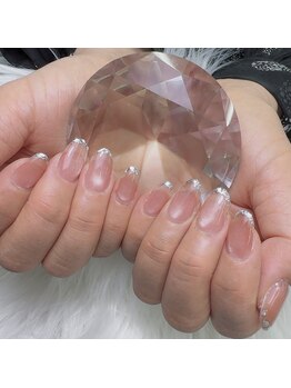 アートネイル ギャラリー(Art nail Gallery)/うるちゅるガラスフレンチ