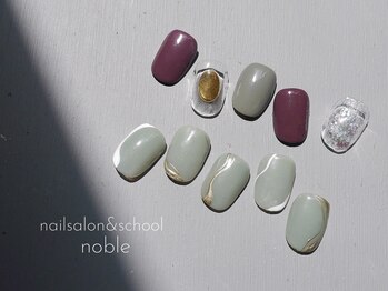 ネイルサロンアンドスクール ノーブル(noble)/チップデザイン