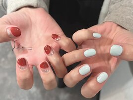 ちぐはぐネイル