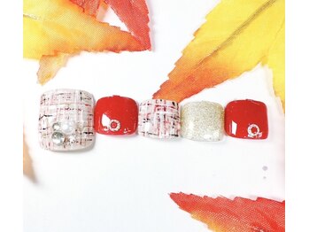 ラヴィネイル 京都駅前店 クレア(La Vie Nail claire)/2024秋冬フットNEWサンプル