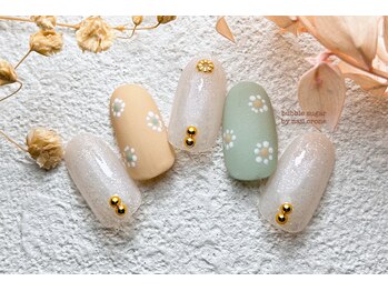 春フラワーネイル