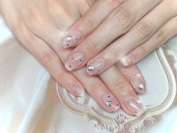 ハッピービューティー(Happy Beauty)/チークネイル☆リボン☆ハート