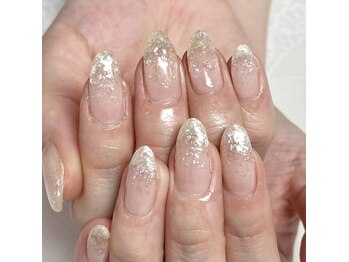 アイリッシュネイル 久屋大通店(Irish Nail)/クリアラメグラデーション