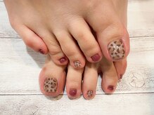 ネイルアルケー(Nail ARCHE)/シンプルレオパード＊9240円