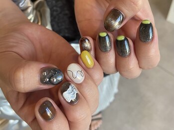 プラス ファースト(Plus 1st)/秋個性ネイルbyKobayashi