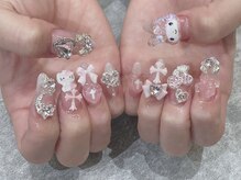 リルモ(Relumo)/キラキラピンクネイル