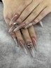 【HAND】チップスカルプシンプルアート ￥10500