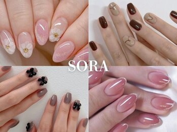 ソラ(sora)の写真/【パラジェル取扱店】ワンカラーやマグネット、季節にピッタリのニュアンスネイルまで幅広くご提案します◎