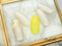 アンベリール 横浜店(Embellir)/(1258)リーフ花柄ネイル