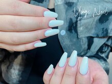 ウサギネイル 新大久保店(usagi nail)/マグネットフレンチ秋可愛い