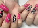 ピンク×レオパード