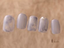 アイネイルズ 吉祥寺店(I nails)/アイスブルーニュアンス