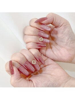 マグネットネイル/ピンク