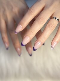 バーチャルフレンチネイル