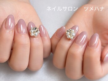ツメハナの写真/素敵な日のお手伝い♪ブライダルネイルもお任せ下さい＊
ネイルを通して魅力を引き出します♪