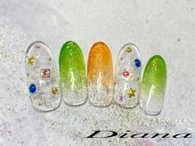 ディアナ ひたちなか高場店(DIANA)/定額ネイル　7,700円　A‐074