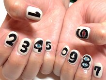 ネイルサロンブリス(nail salon Bliss)/☆個性派必見！数字ネイル☆
