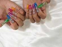 縁/クリアネイル