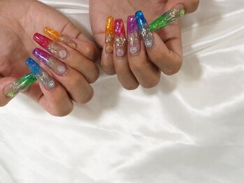 縁/クリアネイル