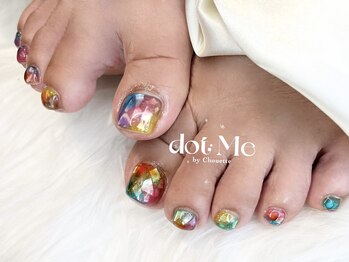 ドットミーバイシュエット(dot Me by chouette)/夏のトロピカルフットネイル