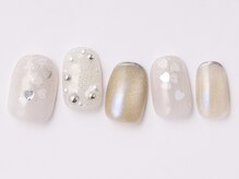アイ ネイルズ 天神店(I nails)/ハートパーツ　¥8300