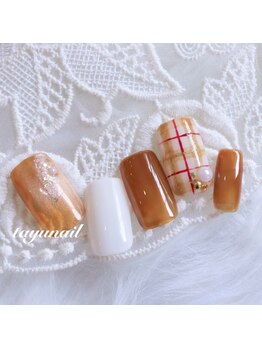たゆ ネイル(たゆnail)/パラジェルチェックネイル＊