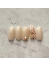 ネイルサロンリュクス (nailsalon Luxe)/お正月☆大人アートネイル