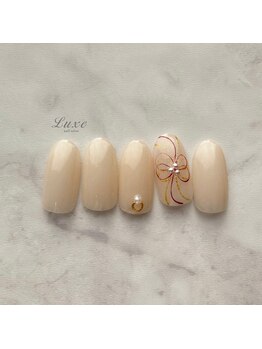 ネイルサロンリュクス (nailsalon Luxe)/お正月☆大人アートネイル
