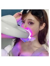 ホワイトニングルーム 横浜店(Whitening Room)/ホワイトニング中♪
