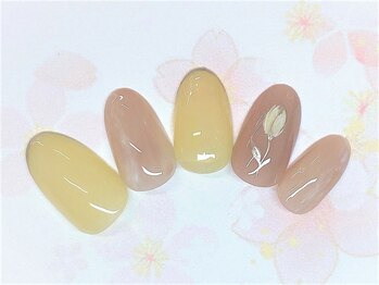 アルセア 上野御徒町店(Alcea)/手描き チューリップ 花 春