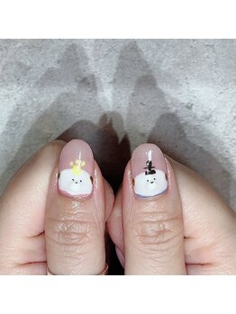 アイボリードット(ivory.)/お雛様ネイル