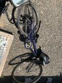 ビプラスビューティー 松山店(Biplus Beauty)&nbsp;休みの日に息子自転車パンク修理(^^)