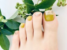 マニペディ ザ サロン 虎ノ門ヒルズステーションタワー店/ミラージェルネイルフット¥10450