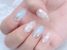 ネイルアンドアイラッシュスタジオ シュシュ(chouchou)/シェル・海・夏・金箔・ヒトデ