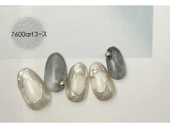 スターネイル プラス 本町店(Star Nail plus)/ミラーギャラクシーart