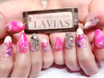 プロフェッショナル ネイルサロン ラヴィアス(LAVIAS)/【ジェル】10本アートし放題