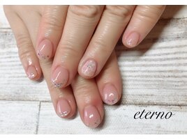 ブライダルショートネイル