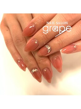 ネイルサロン グレープ(nail salon grape)/マオジェル　【ワンカラー】