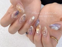 ユーティーネイル(Youty Nail)/クリアパールビジューネイル