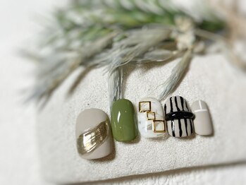 ブレス 仙台駅前本店(BLESS)/落書き風カジュアルネイル