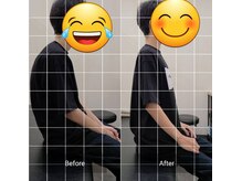 ナオル整体 西川口院(NAORU整体)/お客様のbefore/after　座位