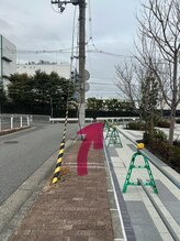 まつげエクステ専門店 ビューティーアイラッシュ つかしん店/阪急稲野駅からの道順