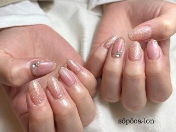ソポカロン くずは店(sopoca lon)の写真/【話題ジェル】自爪を削らないパラジェルが当店NO1人気！パラジェル選択は、各メニュー+¥600で可能♪
