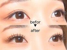 マツエク製術で目力UP[LED/マツエク/パリジェンヌ/フラットラッシュ/バインドロック/四日市/まつげパーマ]